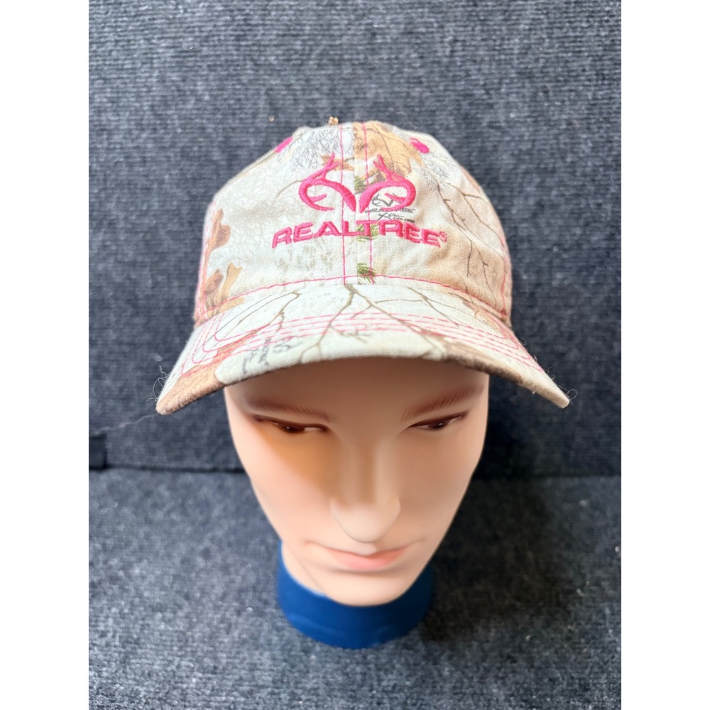 Realtree by Outdoor Cap Pink Camo Embroidered Adjustable Baseball Hat 3268